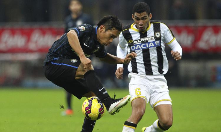 Inter-Sampdoria: incrocio tra Nagatomo e Zukanovic