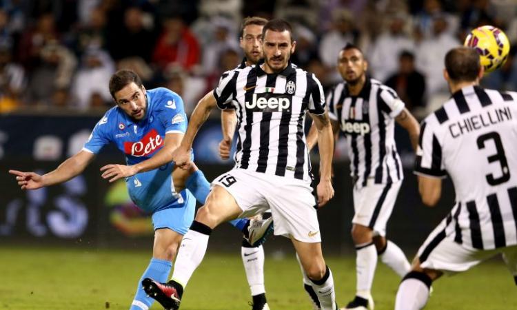 Juventus-Napoli 7-8 dcr (2-2 dts): il tabellino