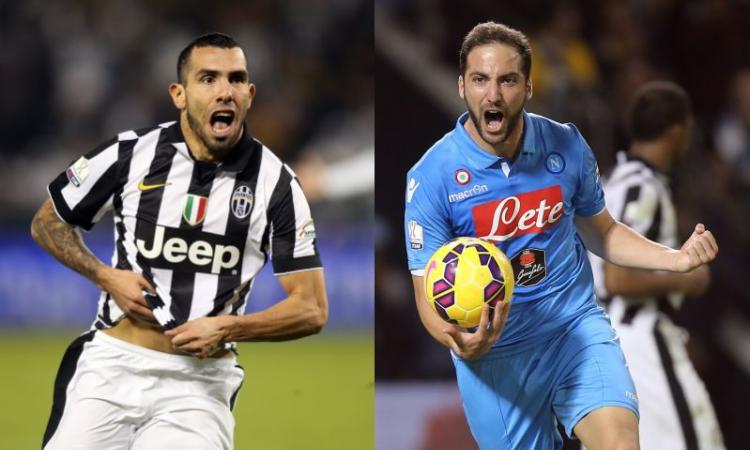 Juve: appuntamenti per Tevez e Higuain
