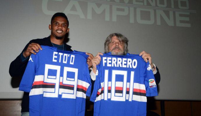 Eto'o fa causa alla Sampdoria per Olinga