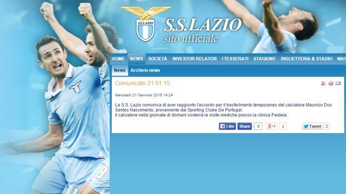 Lazio, ecco Mauricio: 'Voglio giocare la Champions'