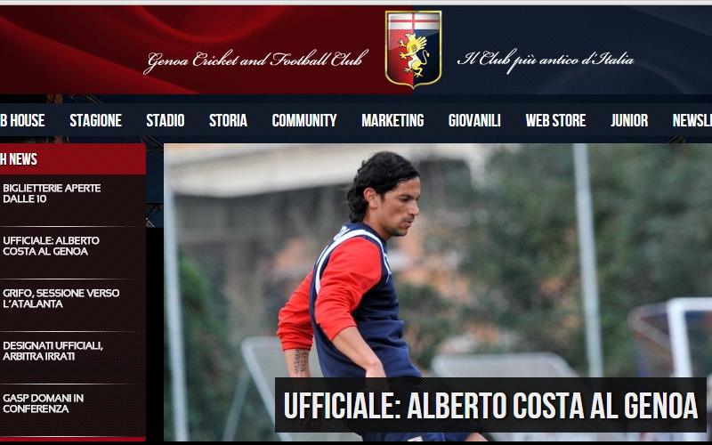 Genoa: è Tino Costa l’acquisto per il centrocampo