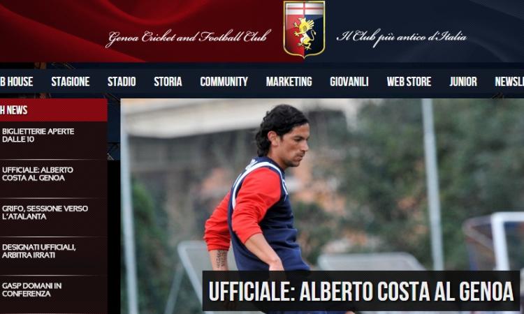 Genoa: è Tino Costa l’acquisto per il centrocampo