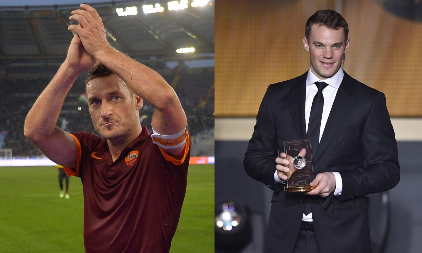 Bucciantini: Totti vero 9, Neuer n°1