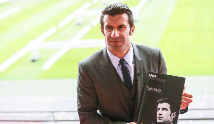 Figo punge l'Inter: 'Se spendi 100 milioni non puoi essere contento dell'Europa League'