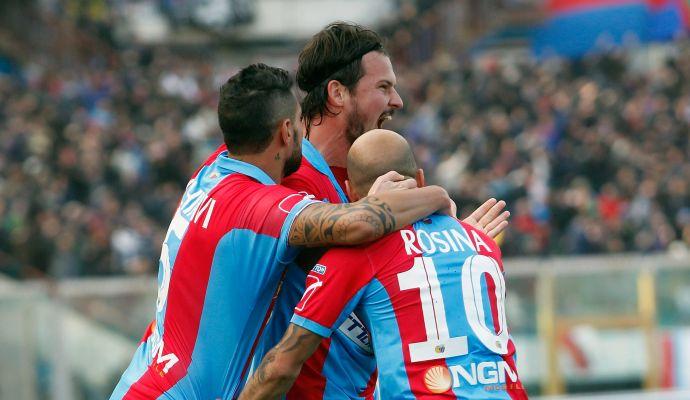 Serie B: vola il Catania, rimpianti per Frosinone e Avellino