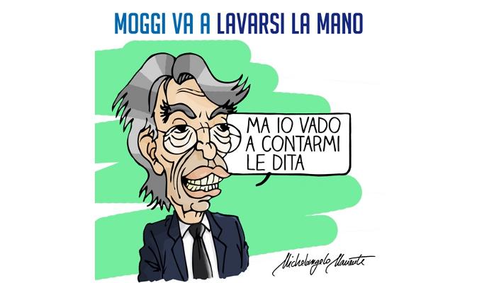 Stretta di mano con Moratti, Moggi: 'Poi mi sono lavato le mani'. Ecco la risposta