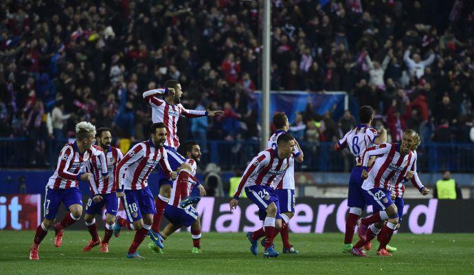 Champions League: Atletico Madrid avanti ai rigori