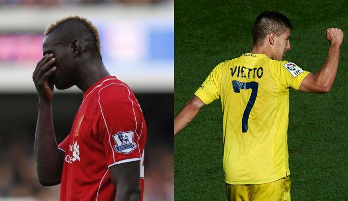 Balotelli alla Samp, Liverpool su Vietto