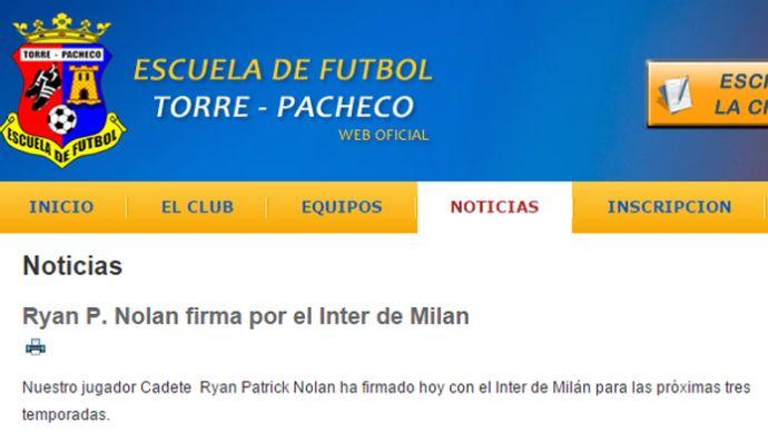 Inter, UFFICIALE: preso Ryan Patrick Nolan