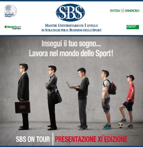 Master SBS on tour, scopri come diventare professionista dello sport