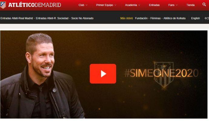 Atletico Madrid, UFFICIALE il rinnovo di Simeone