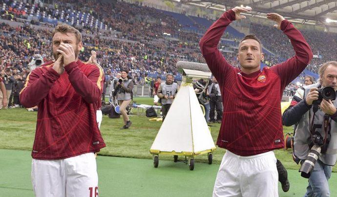 Roma: differenziato a Trigoria per Totti e De Rossi