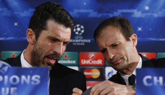 Allegri and Buffon not worried about injuries to key players ahead of Bayern clash