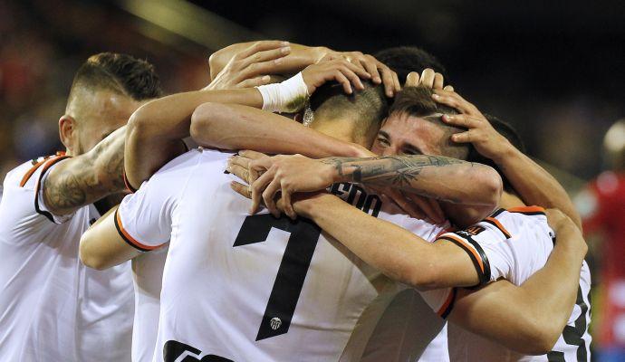 Posticipo LIGA: Valencia, poker al Granada 