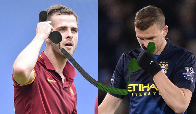 Pjanic chiama Dzeko: 'La Roma lo segue'