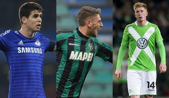 Juve: c'è Berardi tra Oscar e de Bruyne