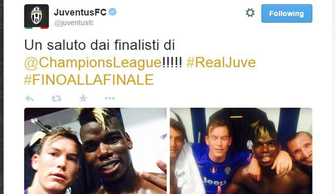 #FinoAllaFinale: è festa-Juve sul web