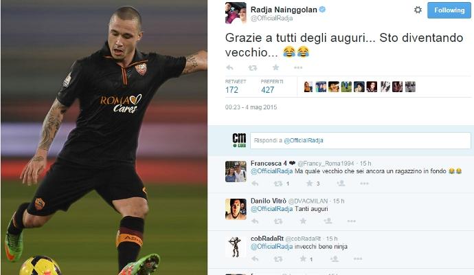 Auguri Nainggolan, da Roma e... Juve