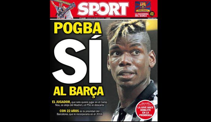 Stampa spagnola: Pogba al Barcellona