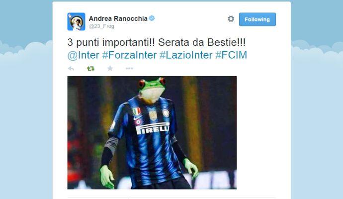 Ranocchia a Berlusconi: 'Che Bestie!!!'