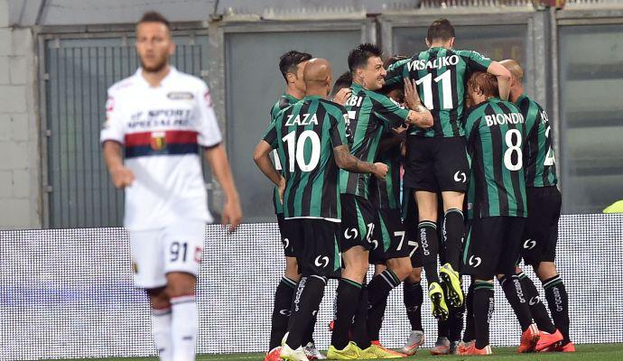 Sassuolo-Genoa 3-1: GOL E HIGHLIGHTS