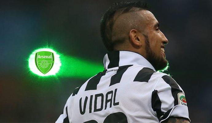 Juventus: l'Arsenal non molla Vidal