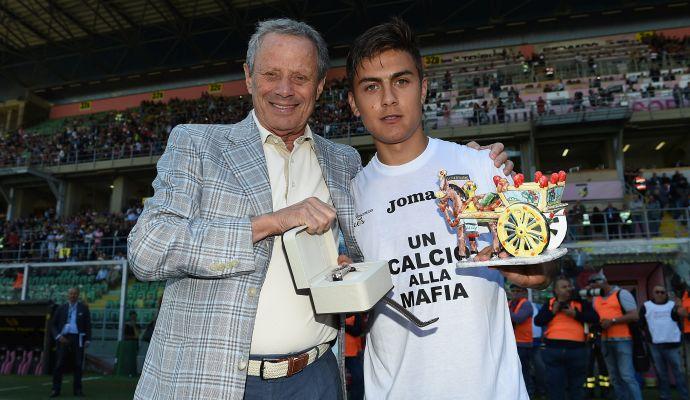 Zamparini: 'Non gonfiate Dybala come Del Piero, a nozze con Vazquez alla Juve'