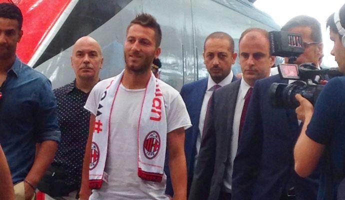 Bertolacci festeggia l'esordio con il Milan