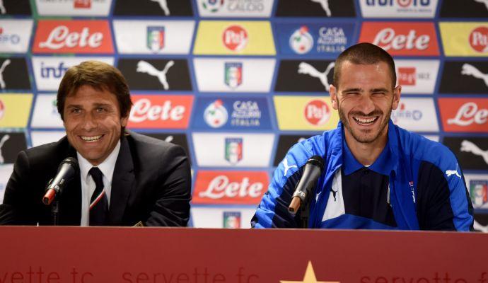 VIDEO Italia, Conte: 'Ci manca un grande centravanti'. Bonucci, frecciata a Prandelli: 'Troppi test, poco campo'