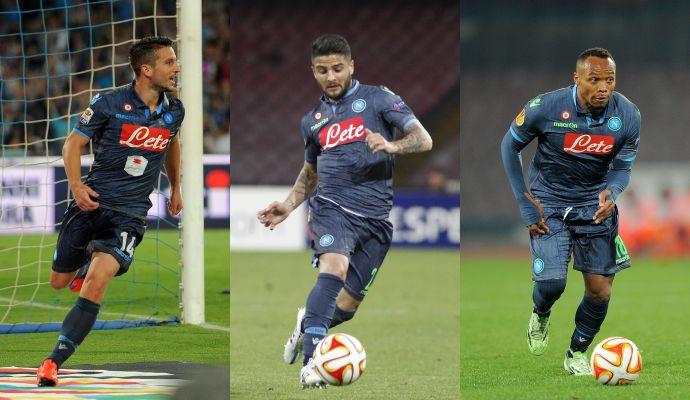 Mertens, Insigne e Zuniga: ciao Napoli 