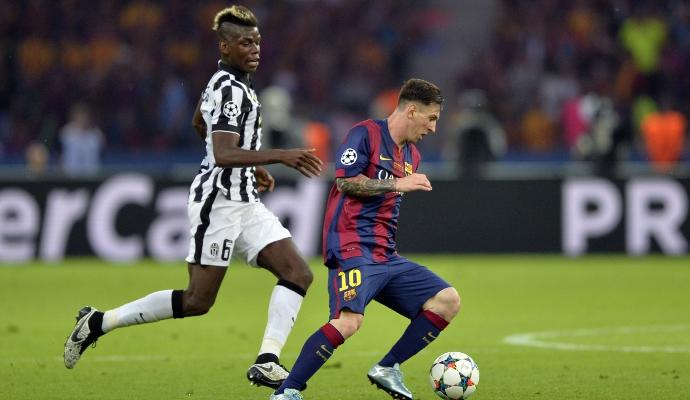 Pogba con Messi nel City di Guardiola