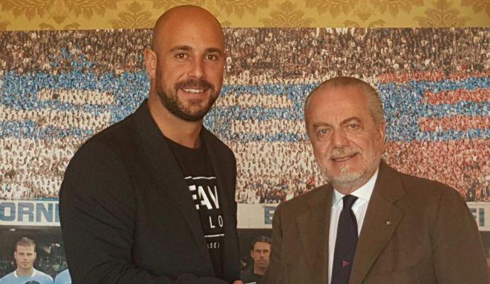 Napoli, svelato il 'mistero' della maglia gialla di Reina