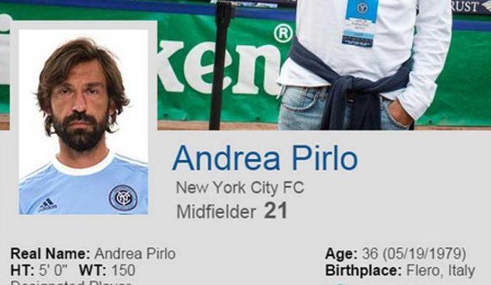 New York City: sul sito il profilo di Pirlo prima dell'ufficialità