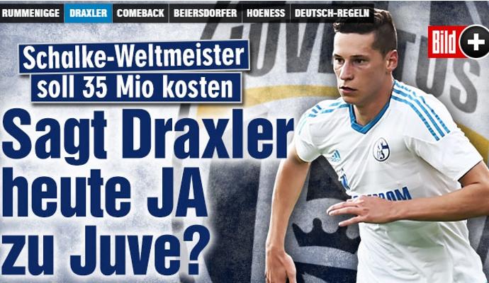 German international Draxler targeted by Manchester United