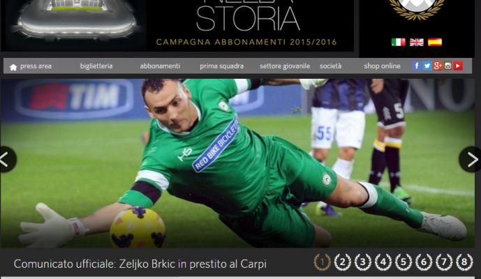 Carpi, UFFICIALE: preso Brkic dall'Udinese