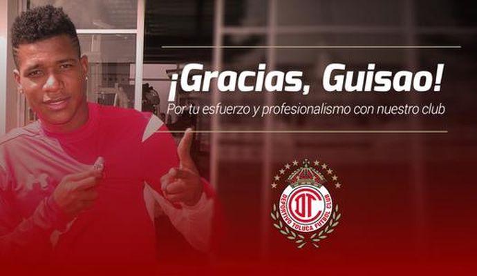 San Paolo, UFFICIALE: Guisao dal Toluca