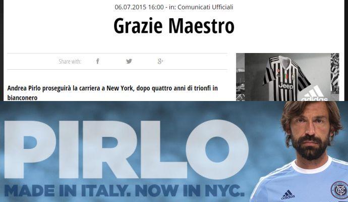 Juve, UFFICIALE: Pirlo va a New York