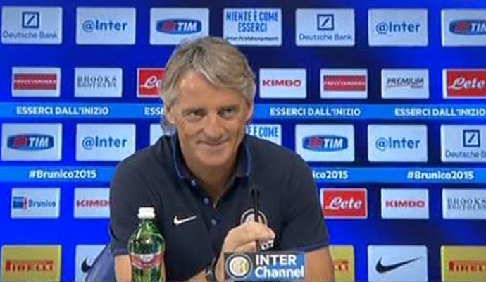 Mancini: 'Stiamo migliorando. Jovetic? Sono contento che arrivi"