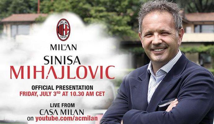 Mihajlovic: 'Convincerò i tifosi. Saremo una squadra di diavoli'