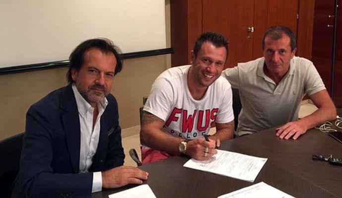 Allenamento Samp: lavoro supplementare per Cassano 