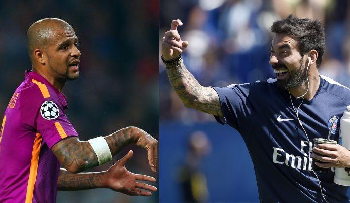 Inter, Mancini insiste per Felipe Melo. E per l'attacco rispunta il nome di Lavezzi