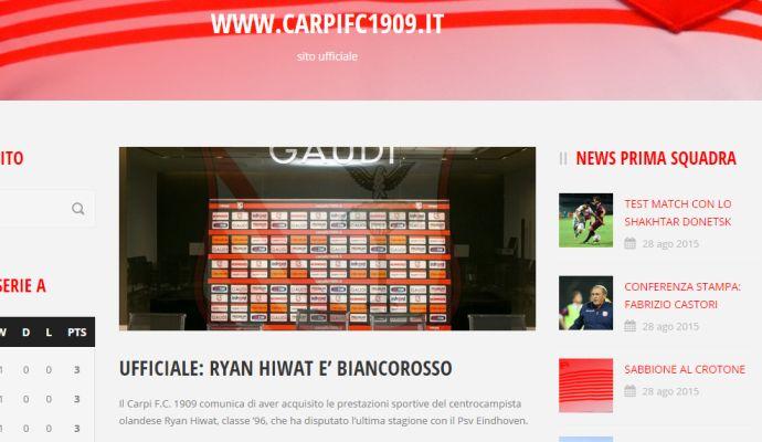 Carpi, UFFICIALE: preso Hiwat