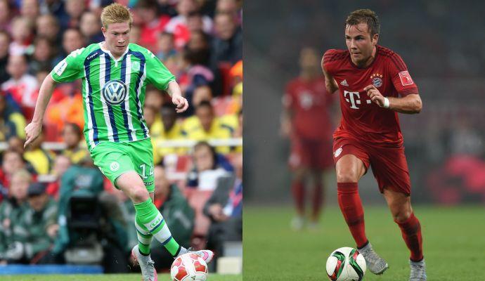 Il Bayern pensa a de Bruyne. Gotze via?