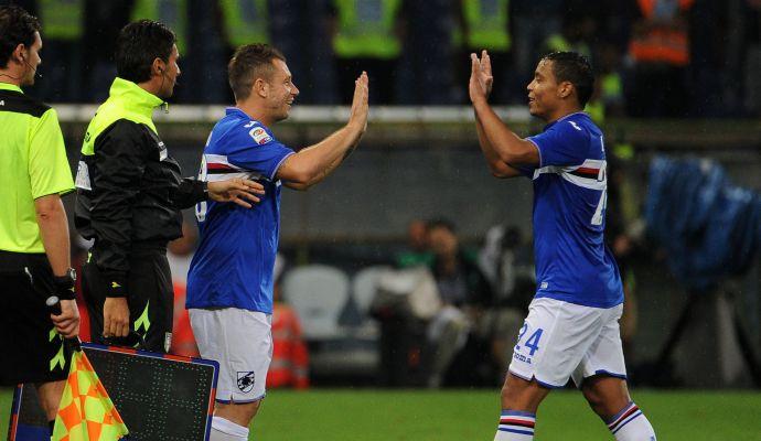 Sampdoria: gioca Cassano, ecco chi gli fa spazio