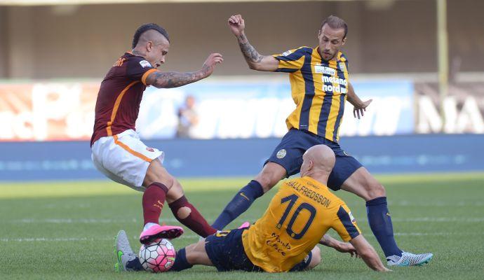 Hellas Verona-Roma 1-1: il tabellino