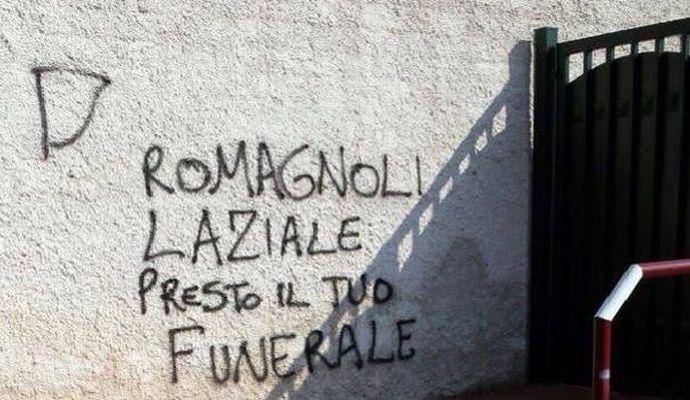 Romagnoli, minacce di morte sotto casa dei genitori