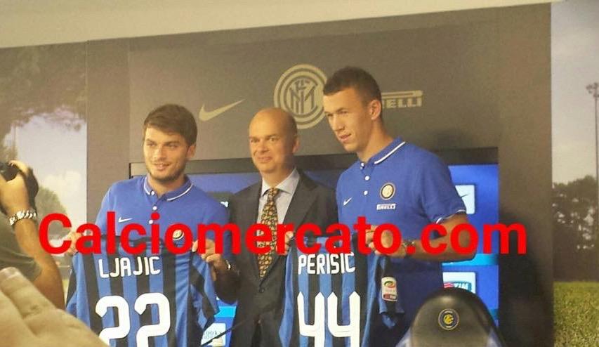 Perisic: 'Qui per cambiare l'Inter, ho scelto io'. Ljajic: 'Ho rifiutato la Premier'