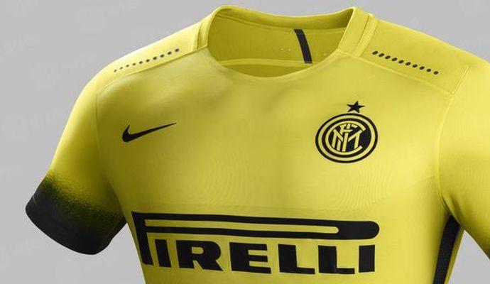 Inter, ecco la terza maglia: sarà gialla