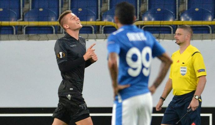 Lazio beffata al 94°: 1-1 col Dnipro